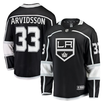 Men's Los Angeles Kings Trevor Lewis Fanatics Black Home Breakaway Jersey