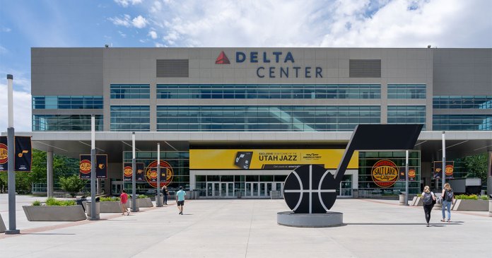 The Delta Center, future home of the Utah Coyotes